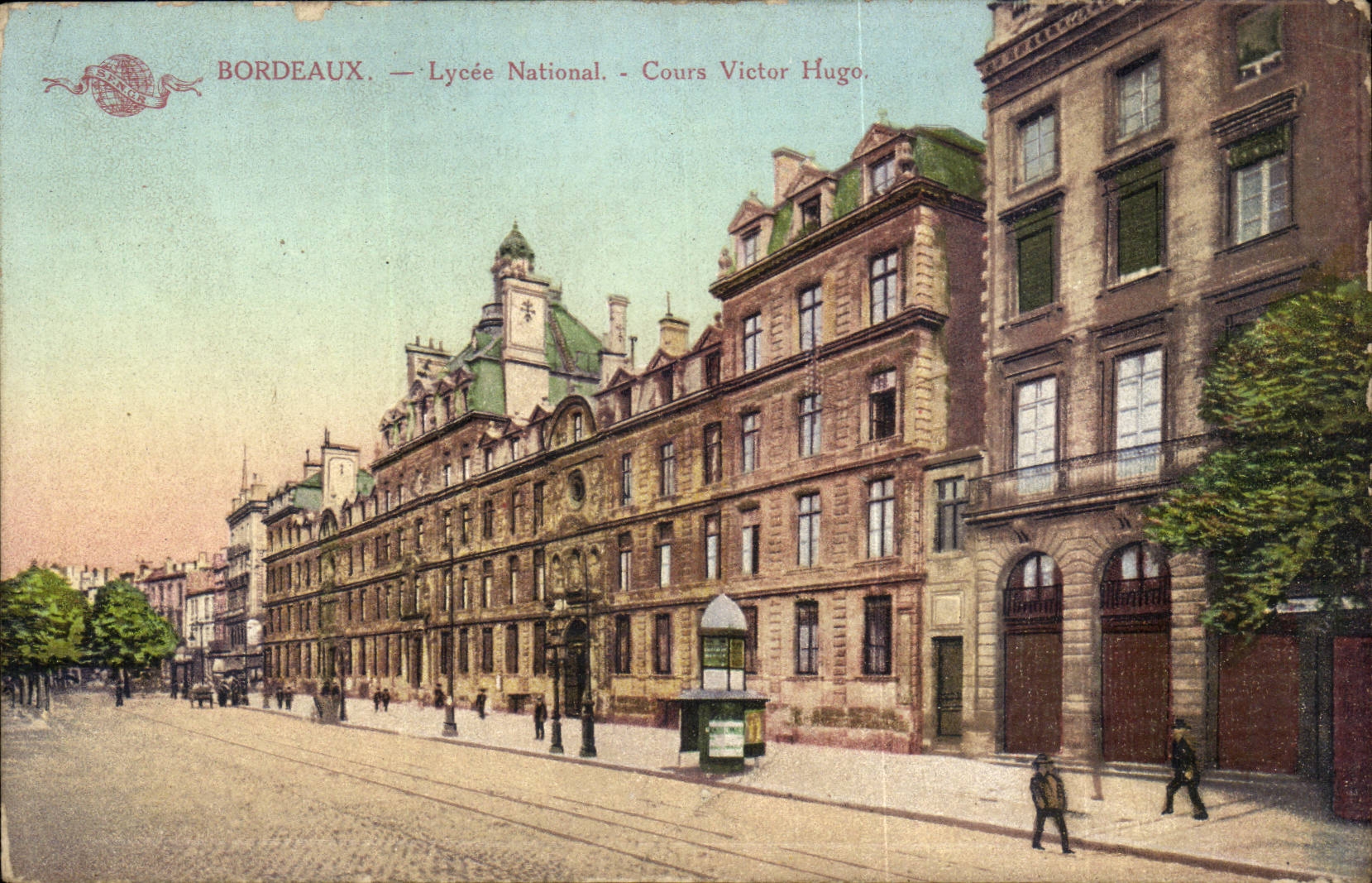 Bordeaux - College Main road - CPA