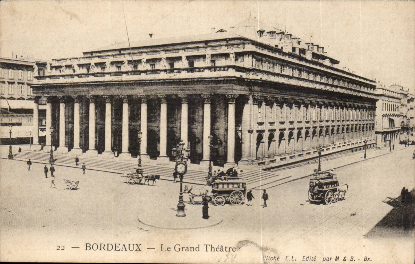 Bordeaux - the Large Theater - CPA