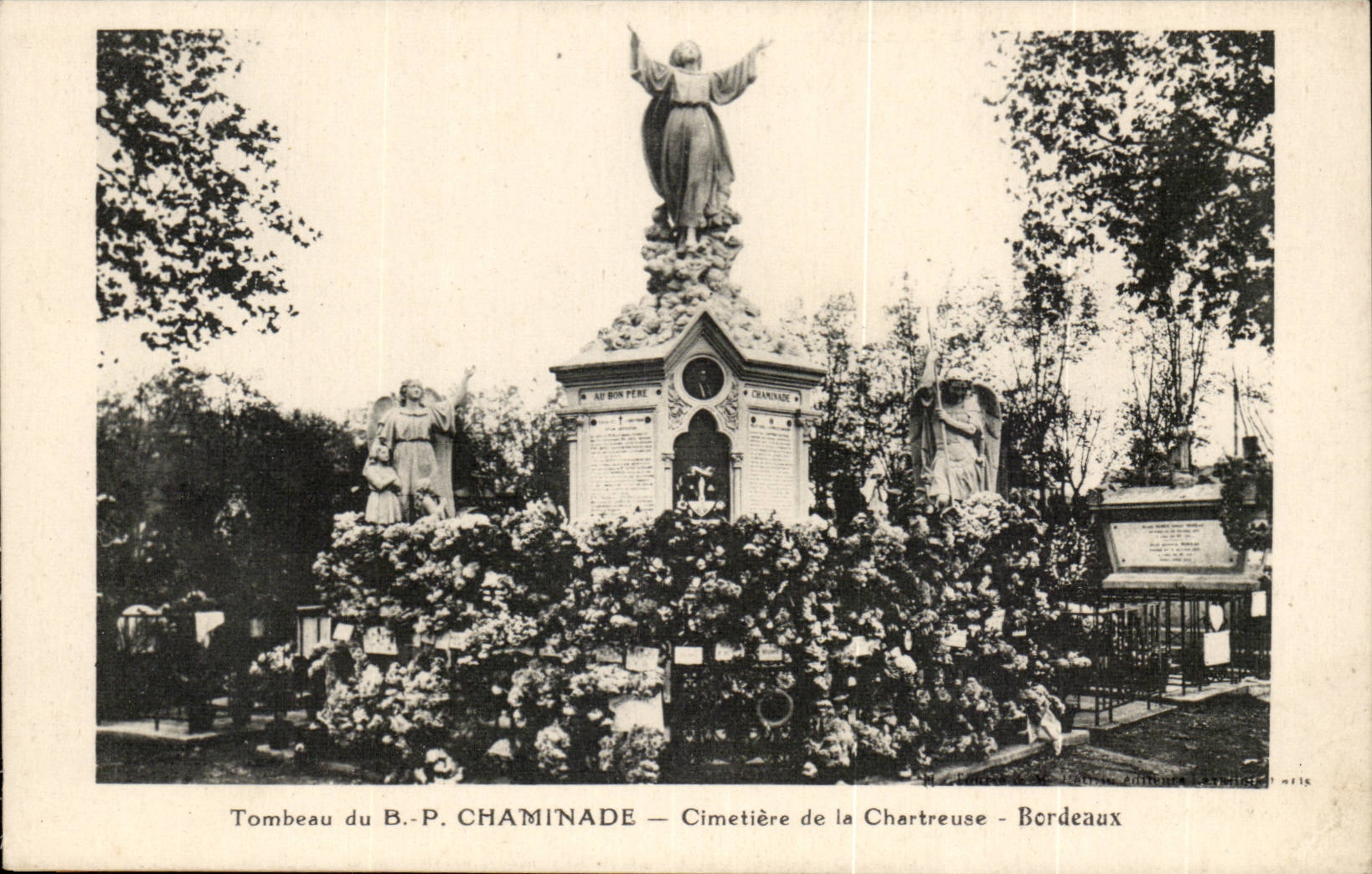 Bordeaux - Tomb of B P Chaminade - Cimitere of Chartreuse - CPA