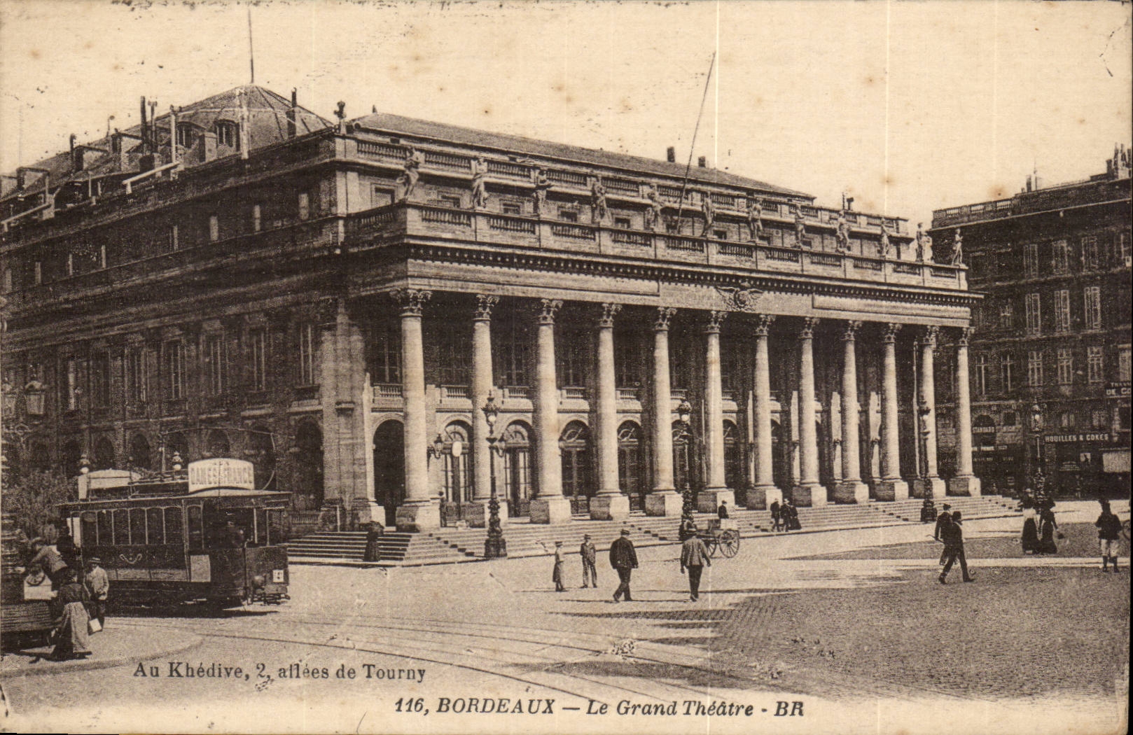 Bordeaux - the Large Theater - CPA