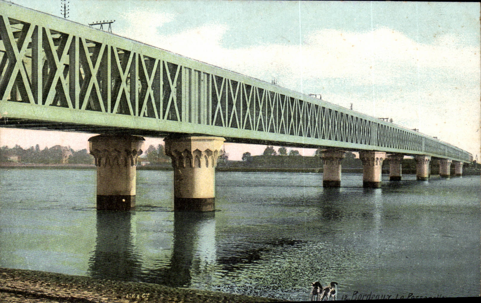 Bordeaux - the Footbridge - CPA
