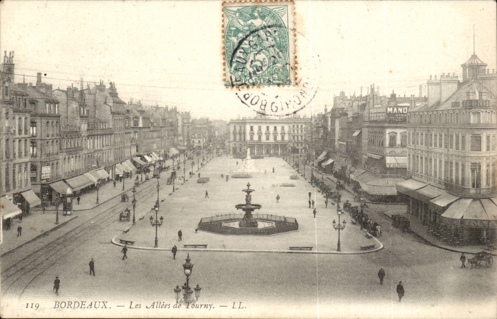 Bordeaux - Alleys of Tourny - CPA