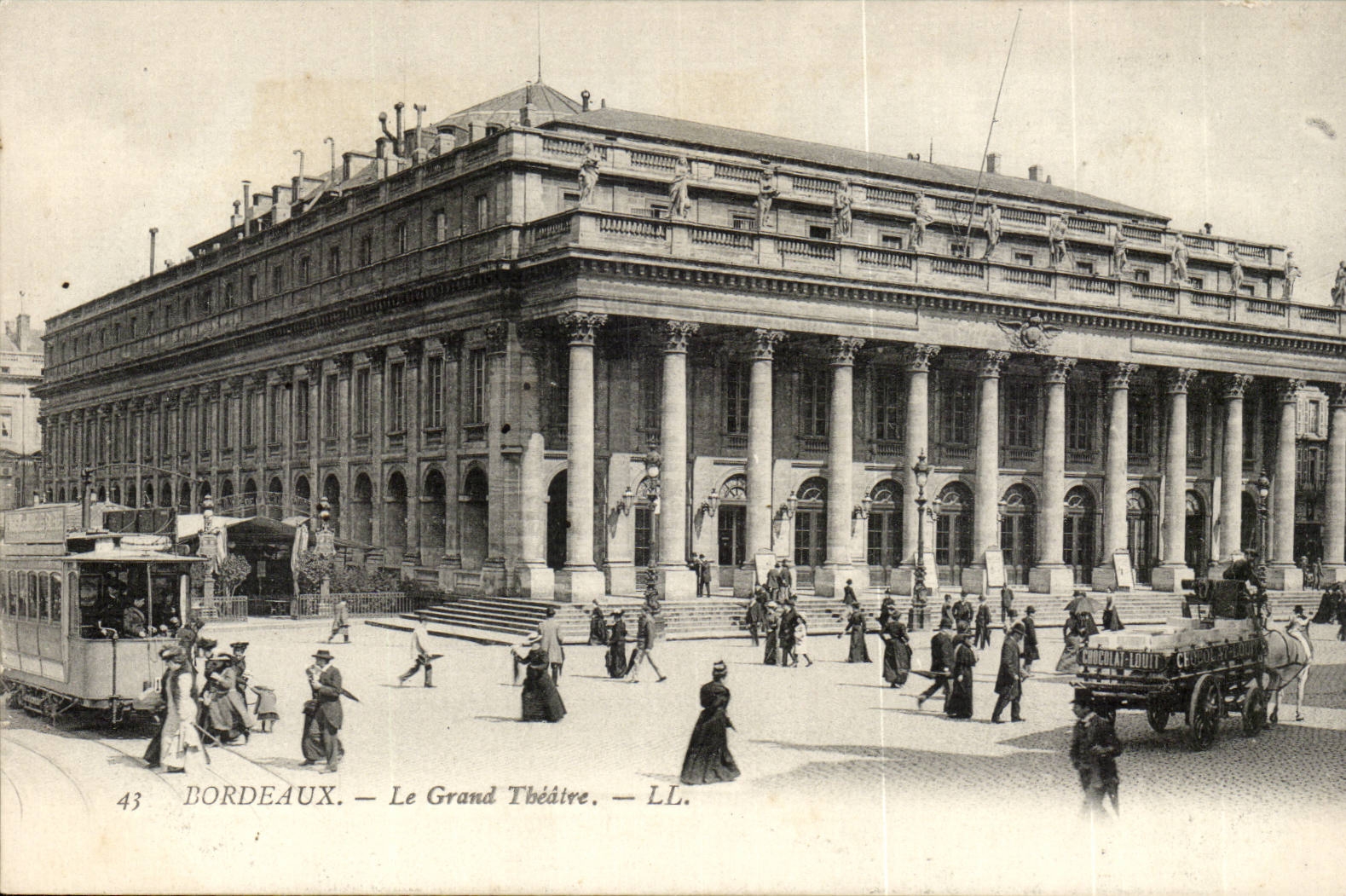 Bordeaux - the Large Theater - CPA