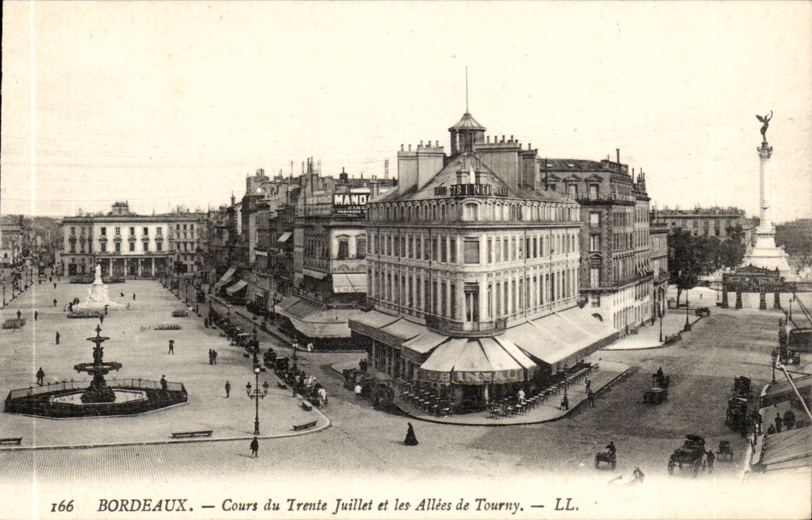 Bordeaux - Course of July thirty and Alleys of Tourny- CPA