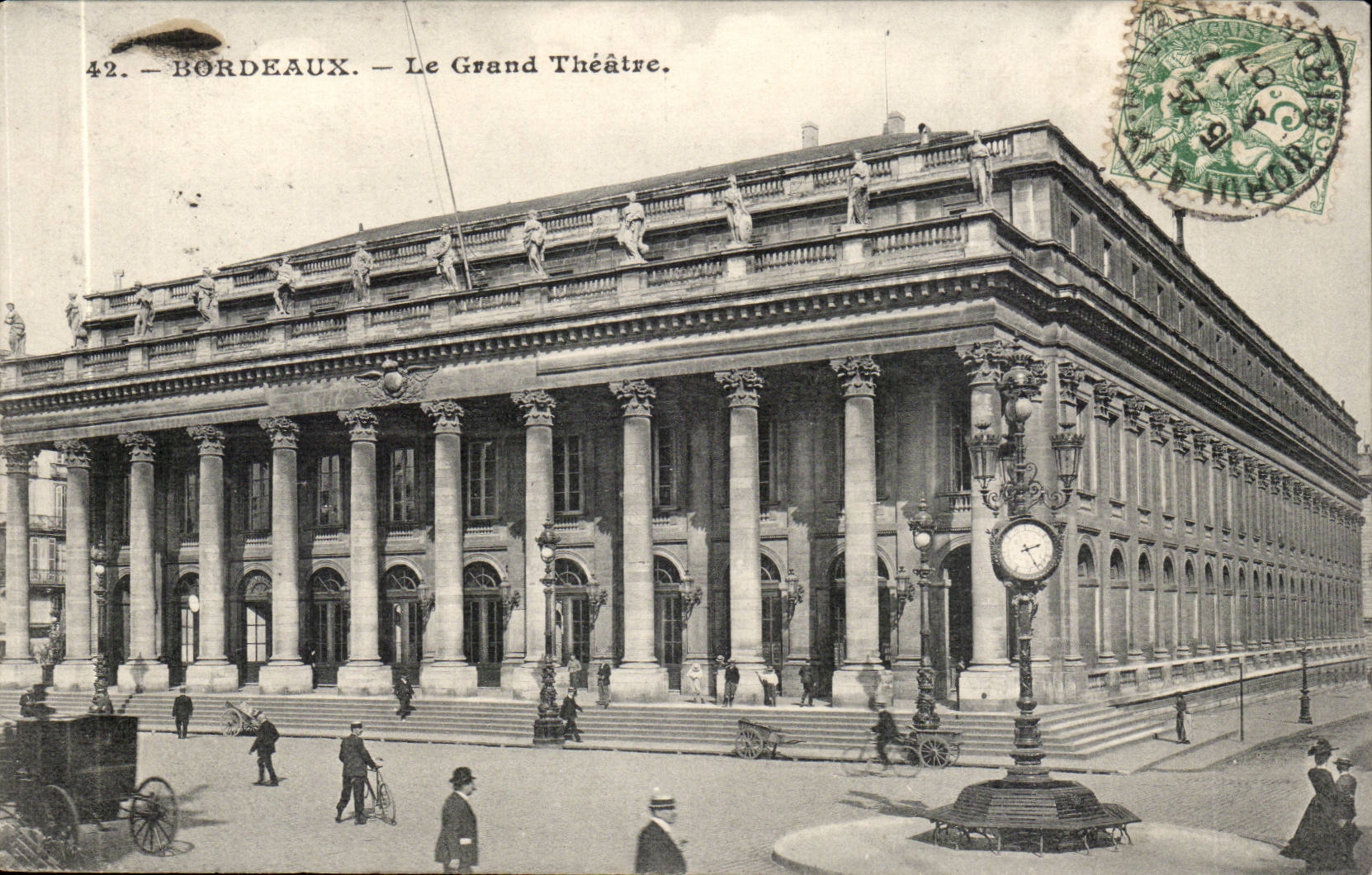 Bordeaux - the Large Theater - CPA