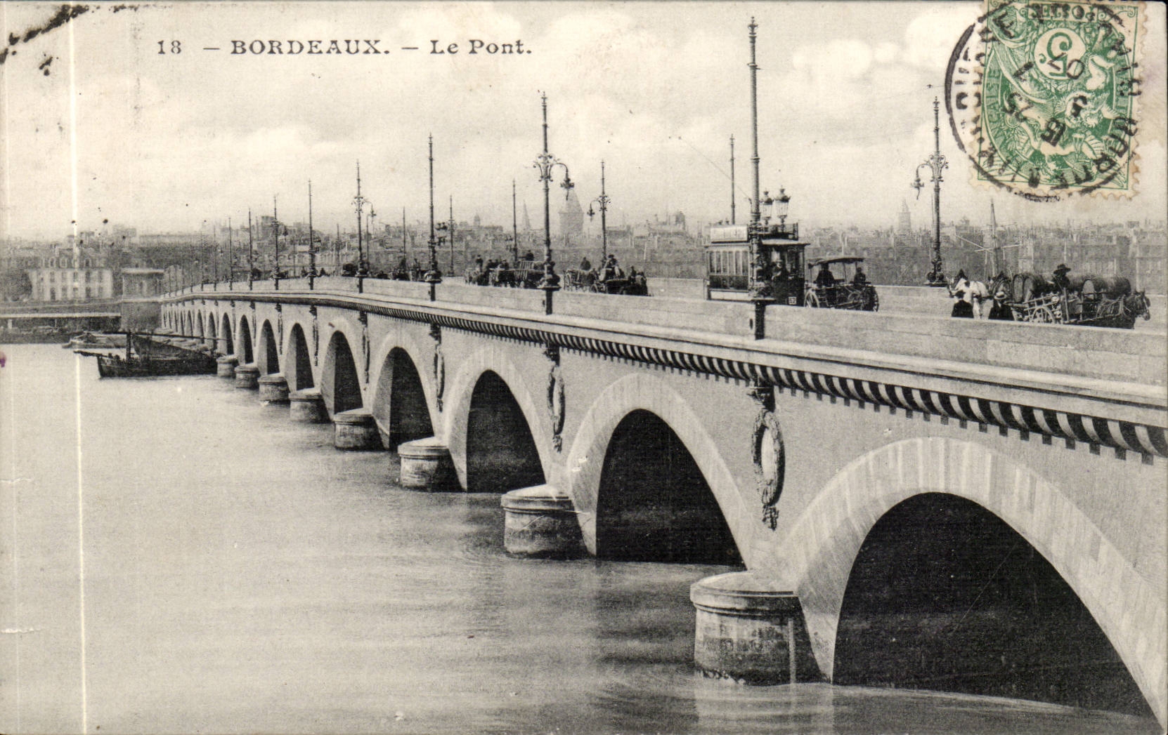 Bordeaux - the Bridge - CPA