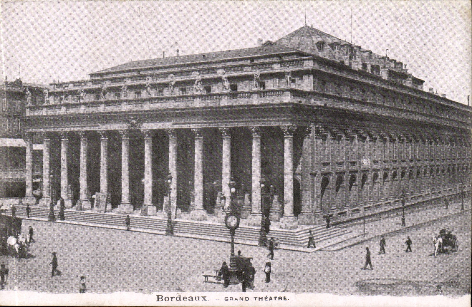Bordeaux - Large Theater - CPA