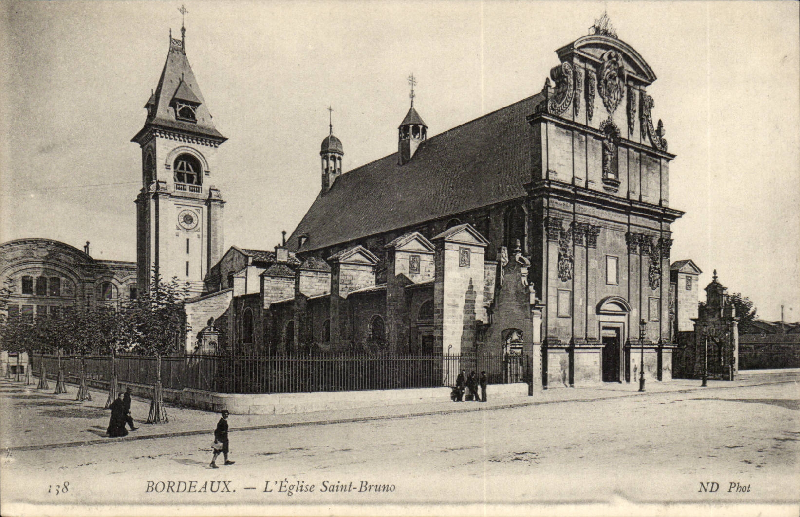 Bordeaux - the Church Saint Bruno - CPA