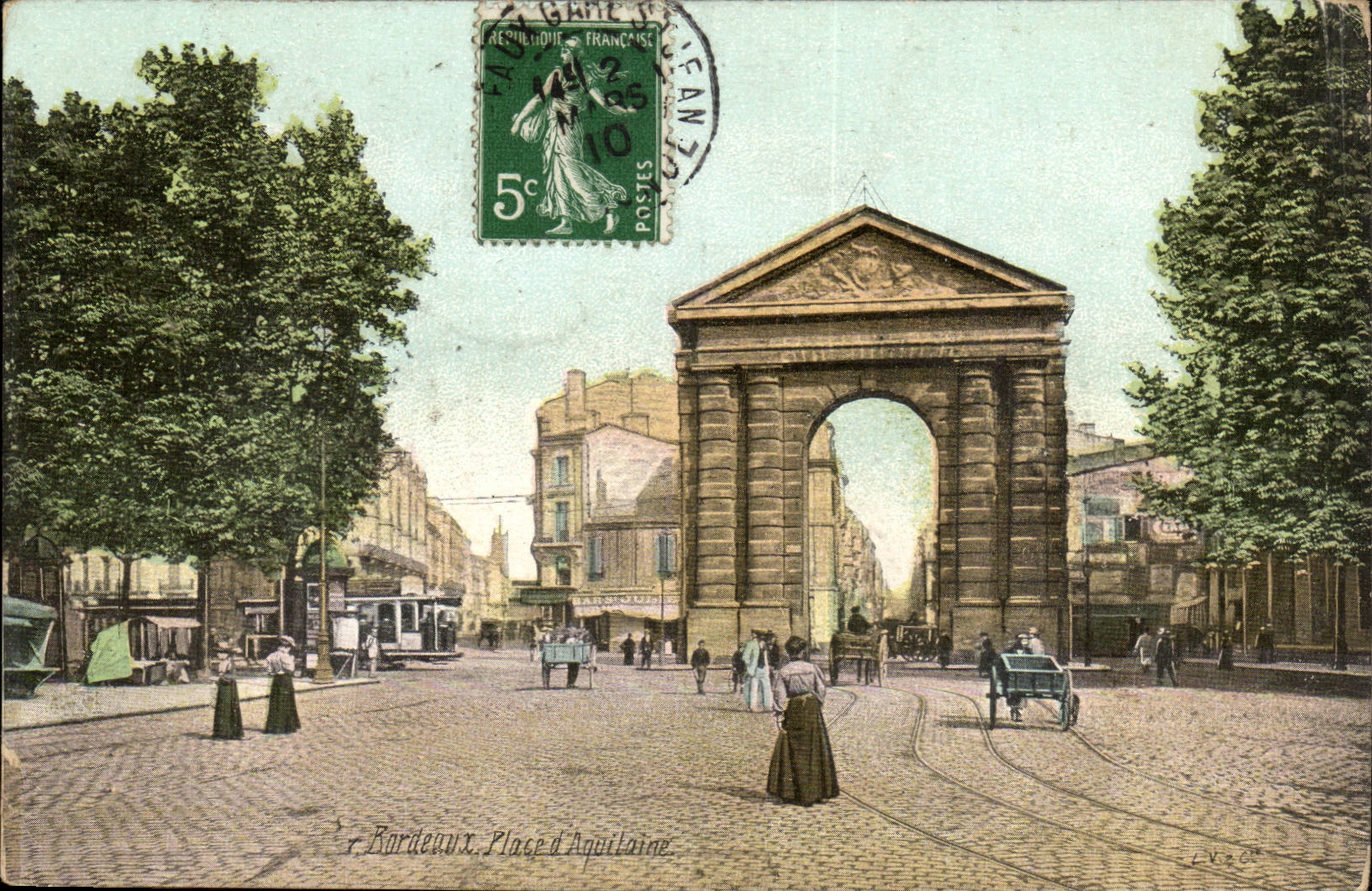 Bordeaux - Place of Aquitaine - CPA