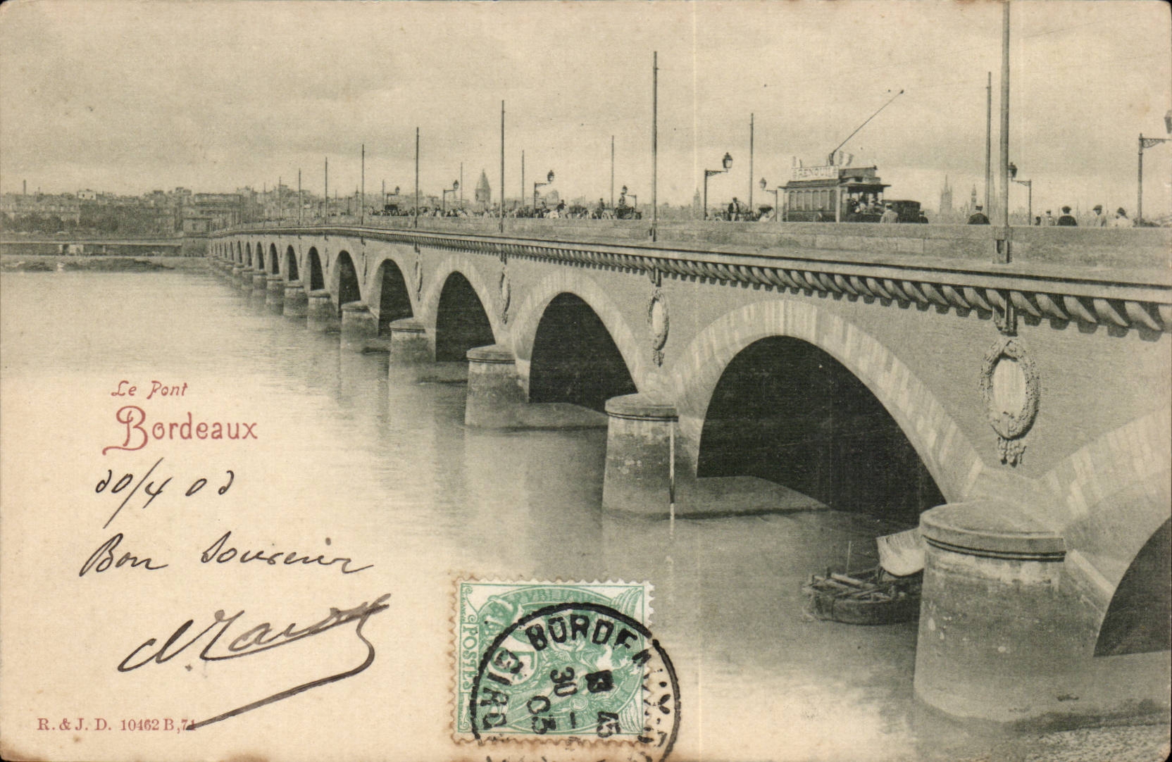 Bordeaux - the Bridge - CPA