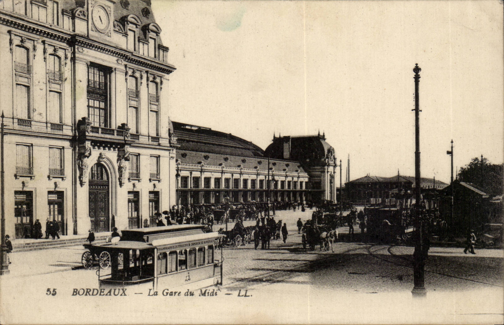 Bordeaux - Train station of the South - CPA