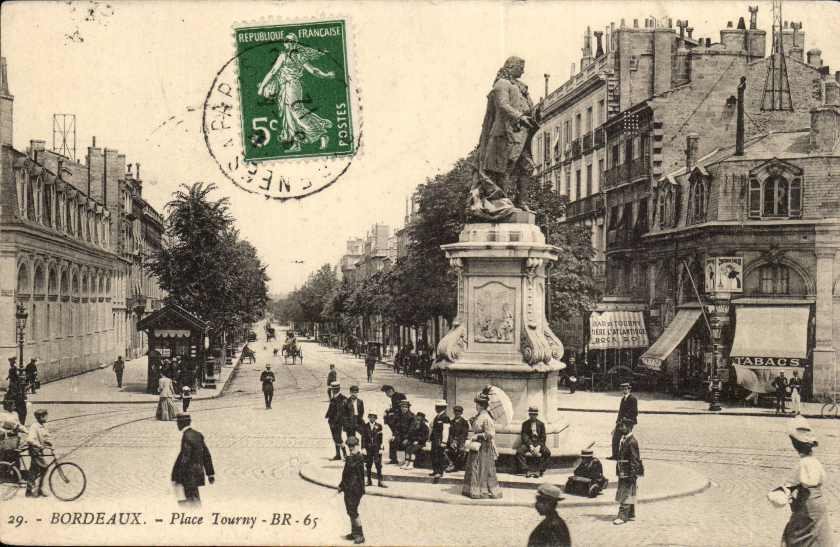 Bordeaux - Tourny Place - CPA