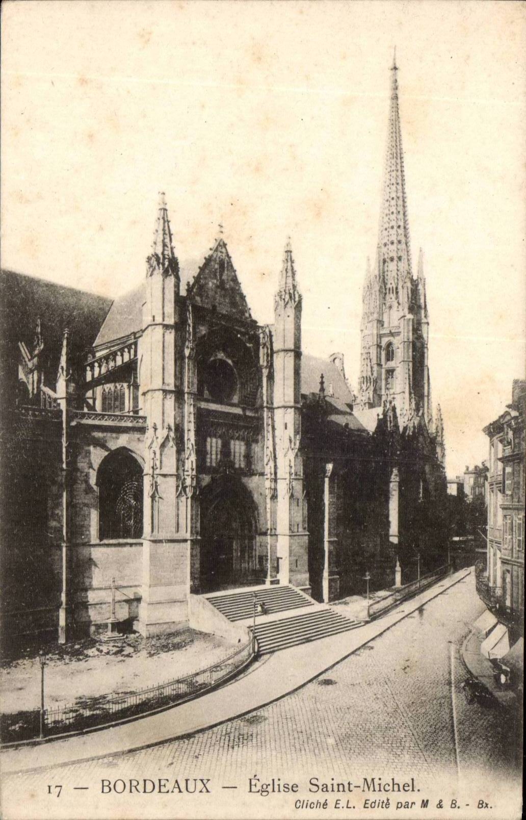 Bordeaux - Church Saint Michel - CPA