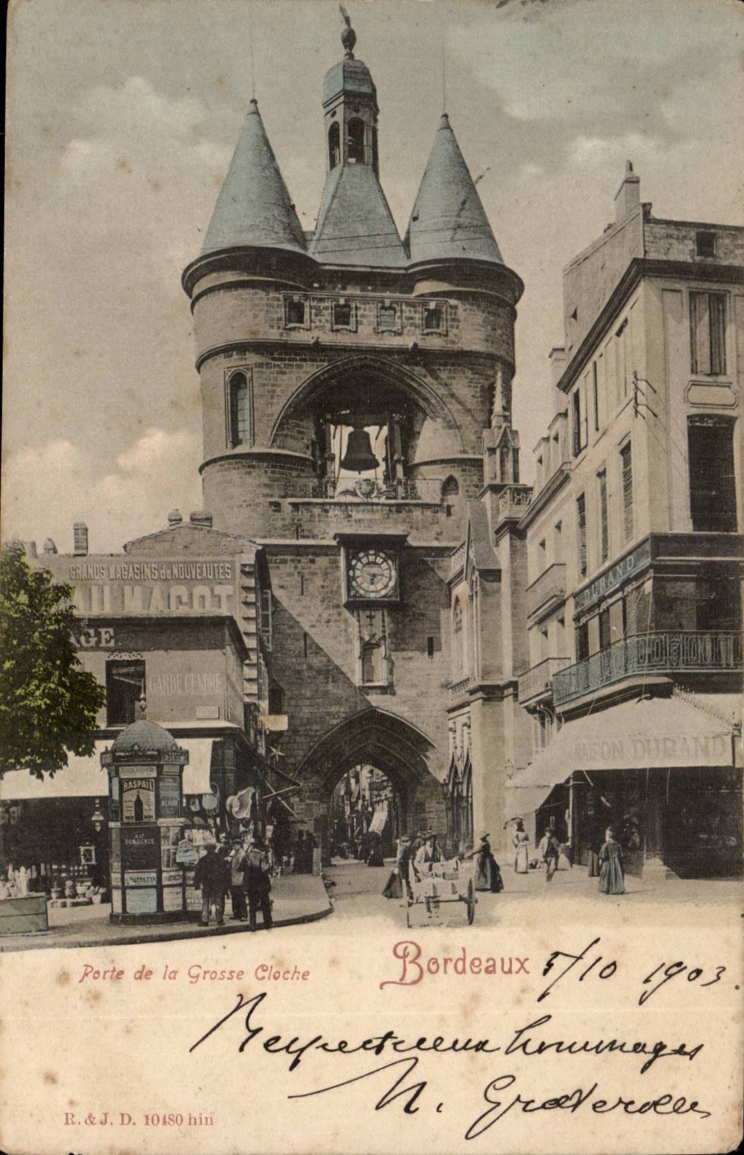 Bordeaux - Gate of the Large Bell - CPA