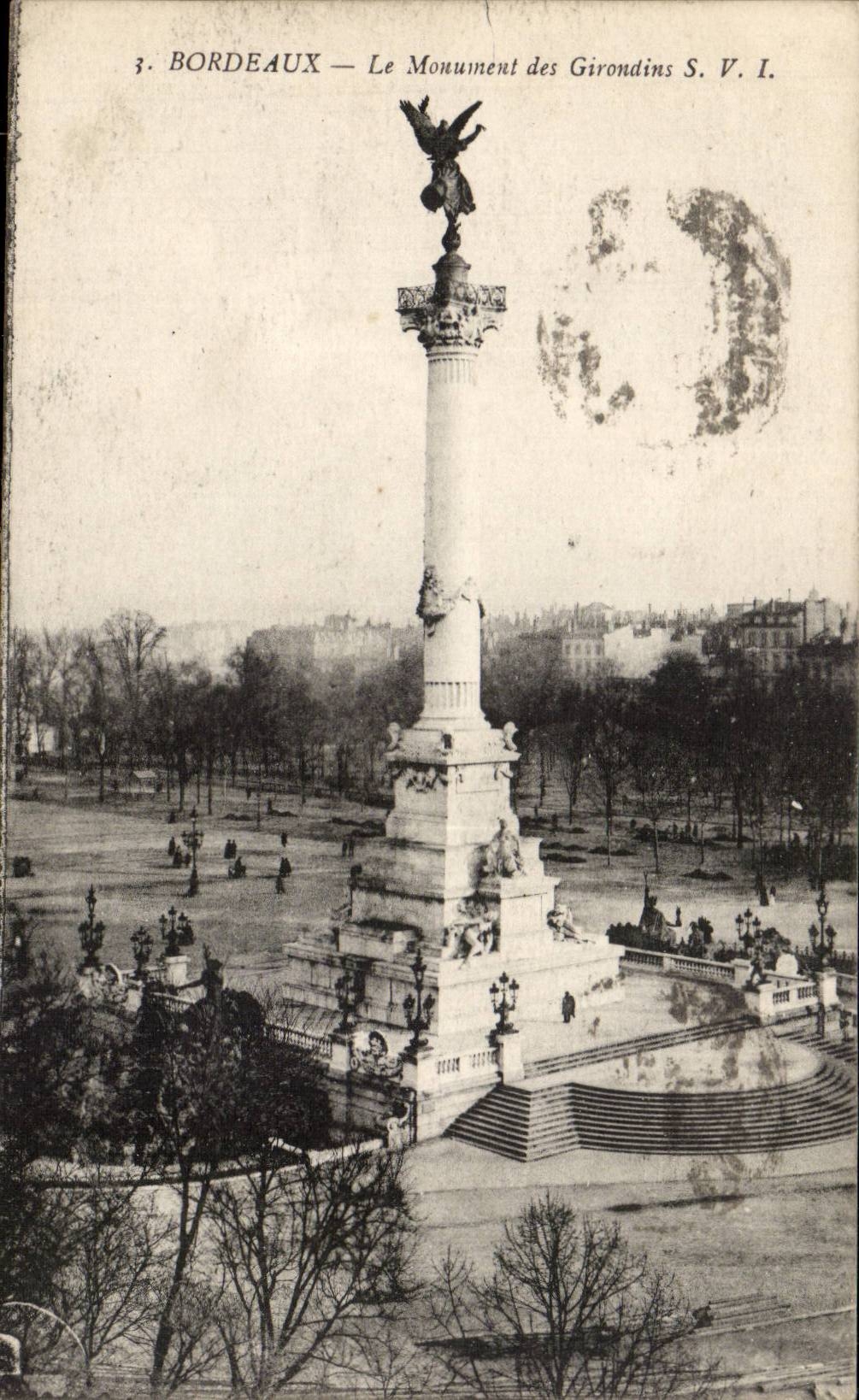 Bordeaux - the Monument be Of Gironde - CPA