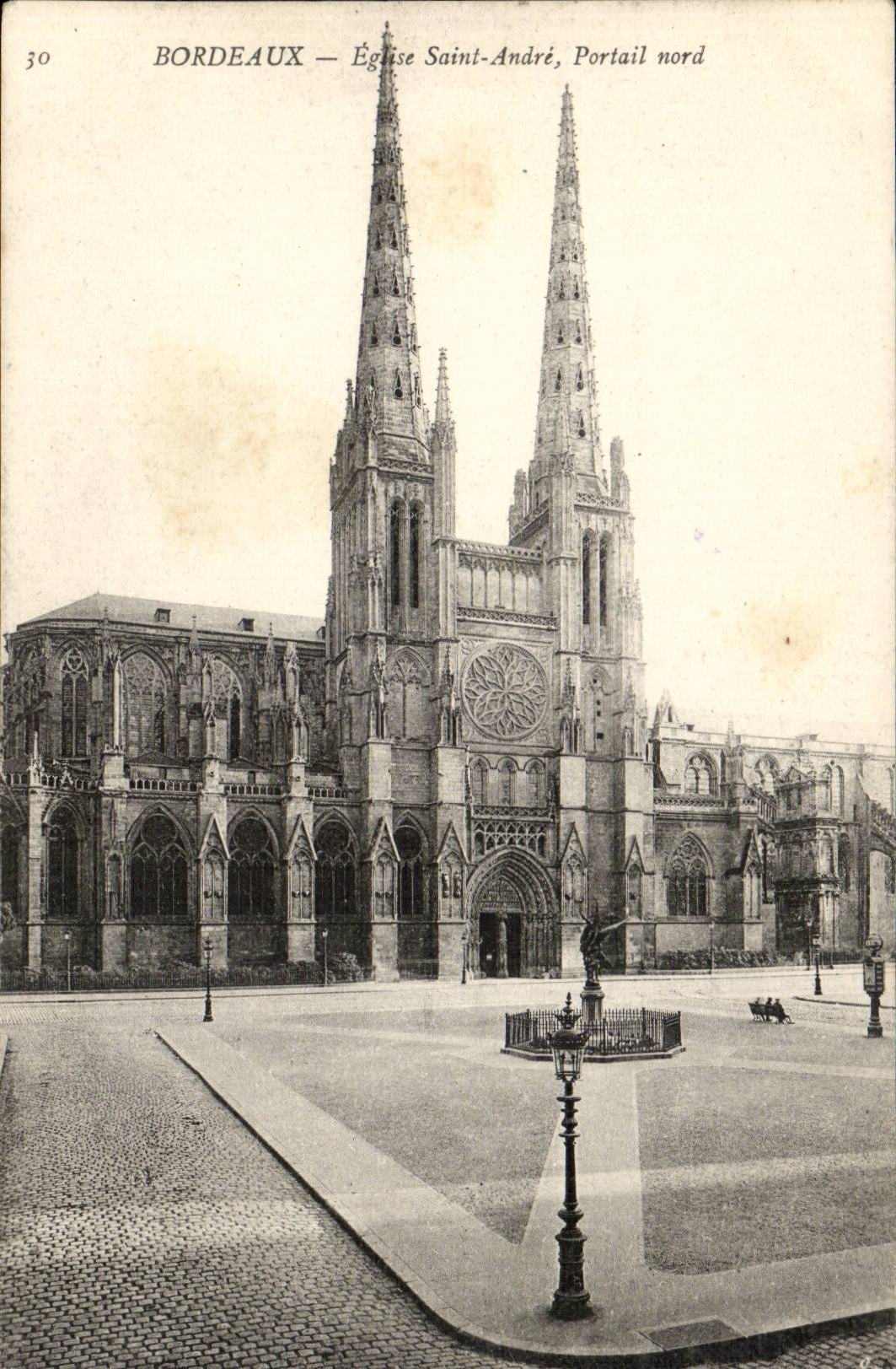 Bordeaux - Church holy Andre Northern Portail CPA
