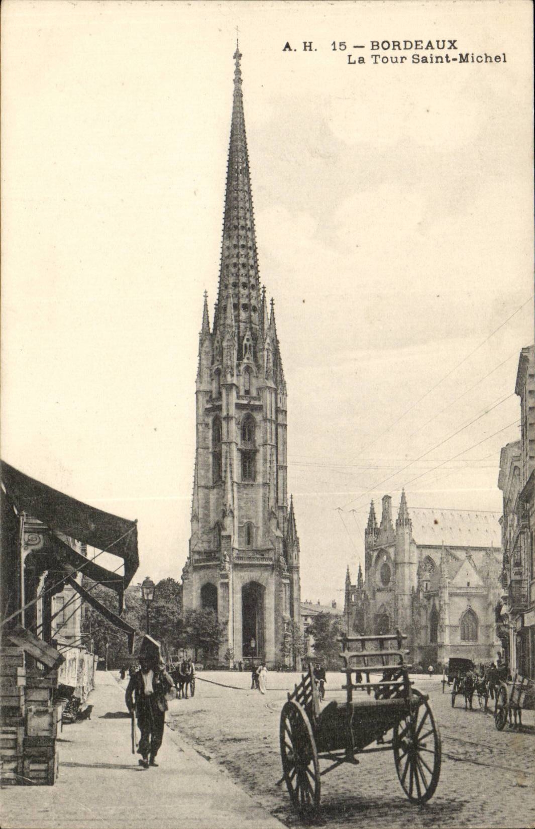 Bordeaux - the Tower Saint Michel - CPA