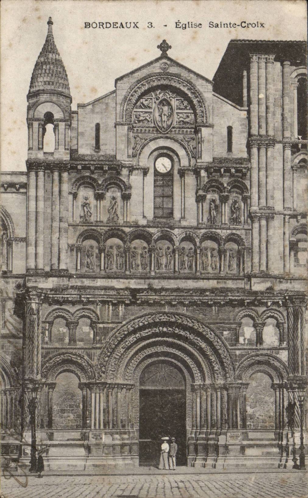 Bordeaux - Church Sainte Cross - CPA