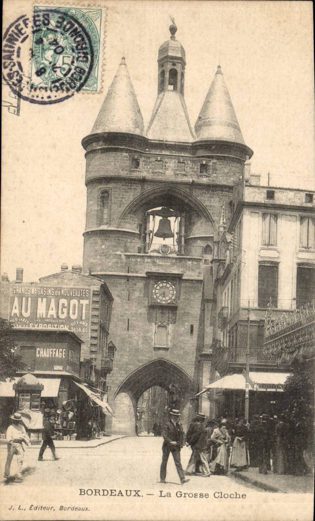 Bordeaux - the Large Bell - CPA