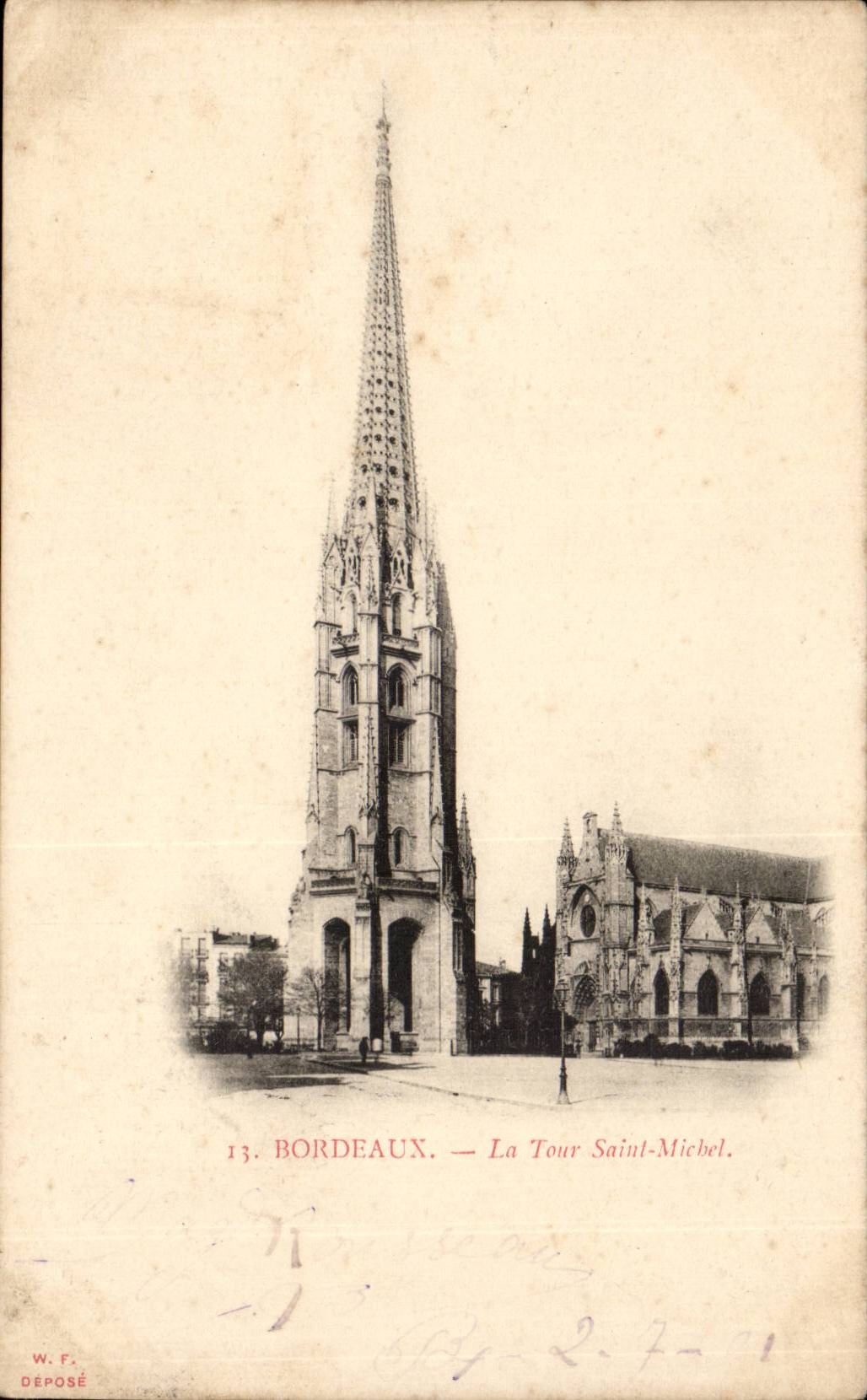 Bordeaux - the Tower Saint Michel - CPA