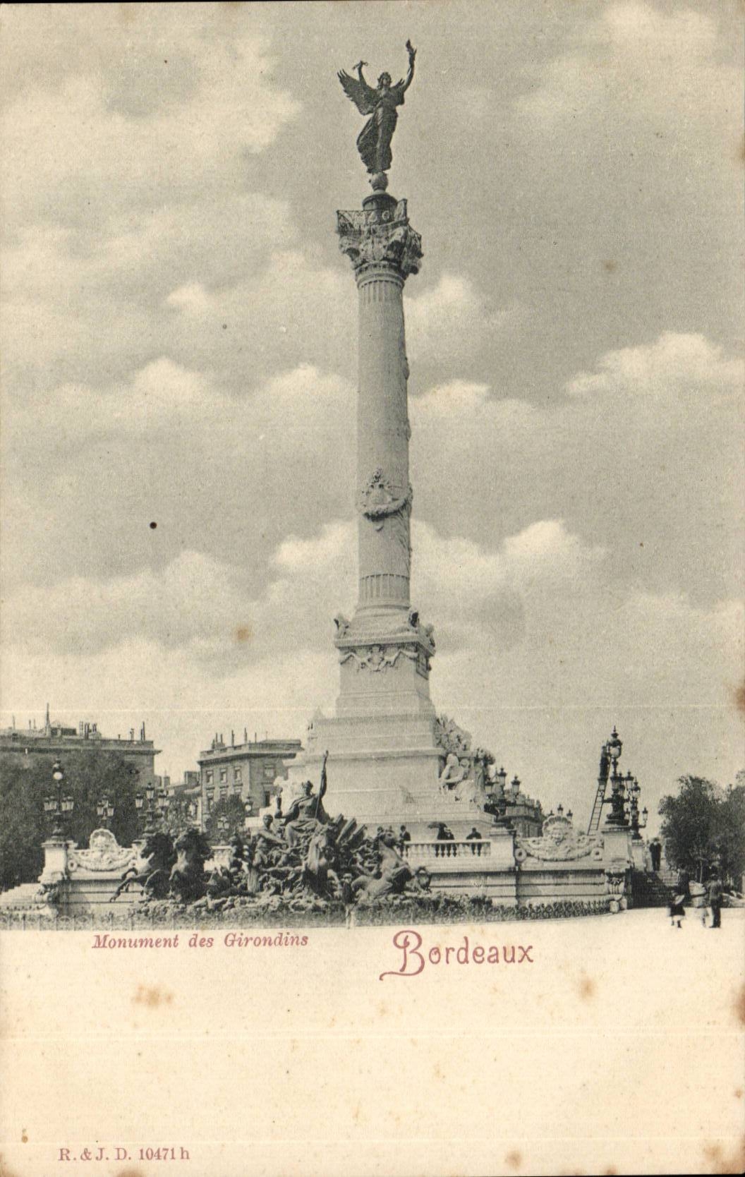Bordeaux - Monument of the Of Gironde ones - CPA