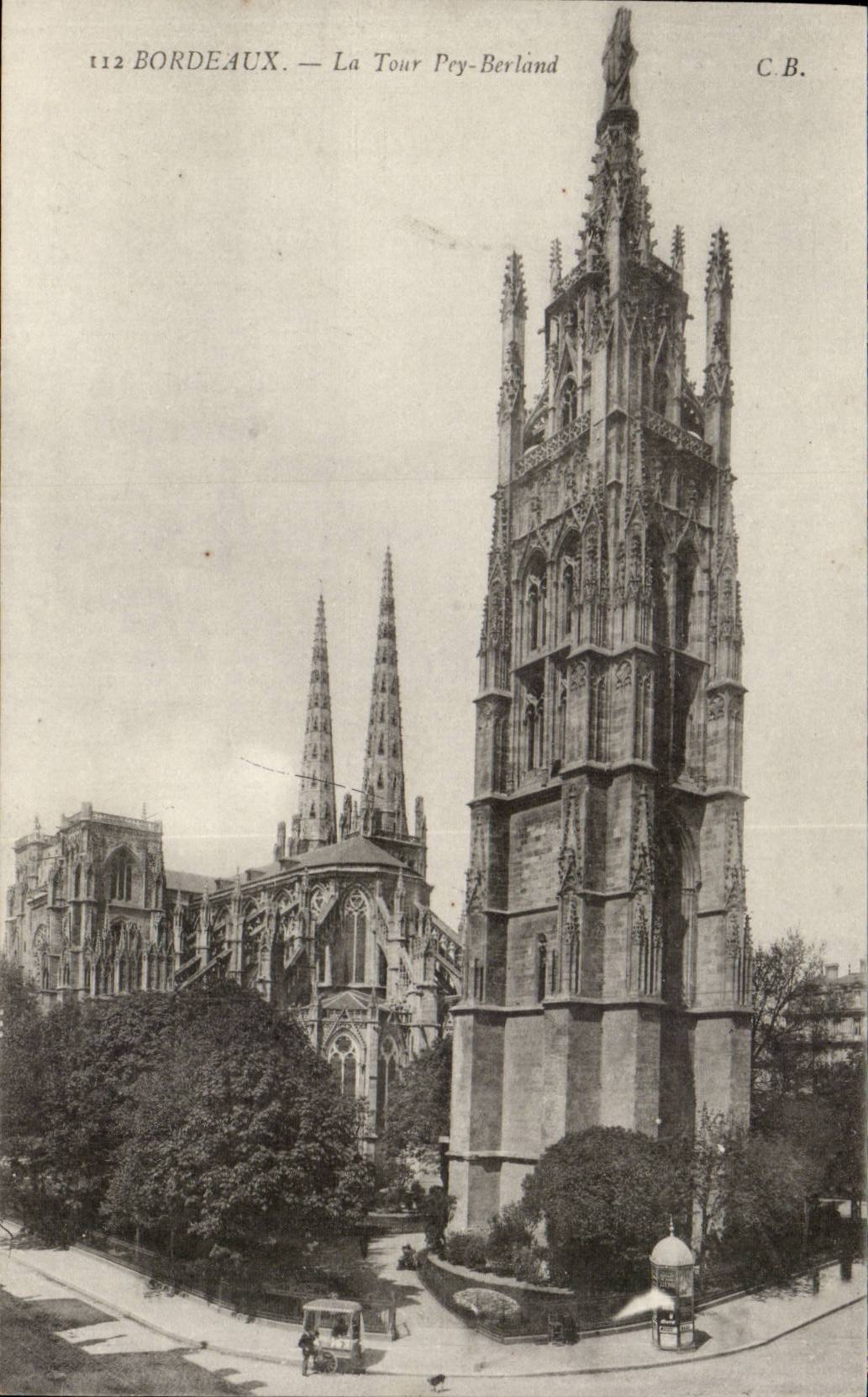 Bordeaux - the Tower Pey Berland - CPA