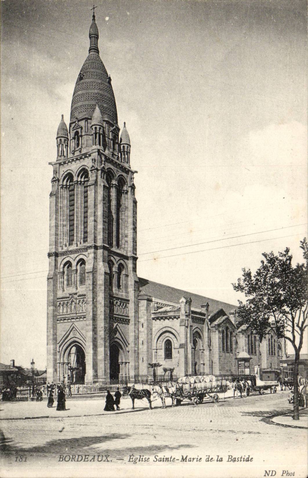 Bordeaux - Church Sainte Marie island the Country house - CPA
