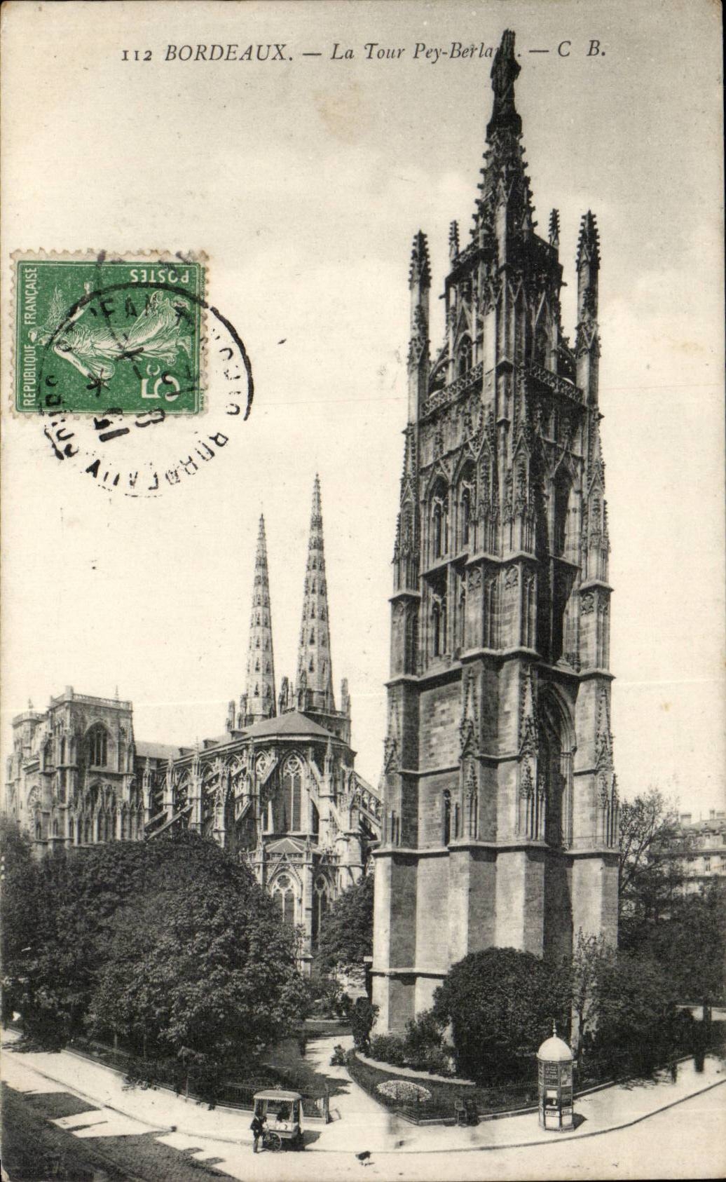 Bordeaux - the Tower Pey Berland - CPA
