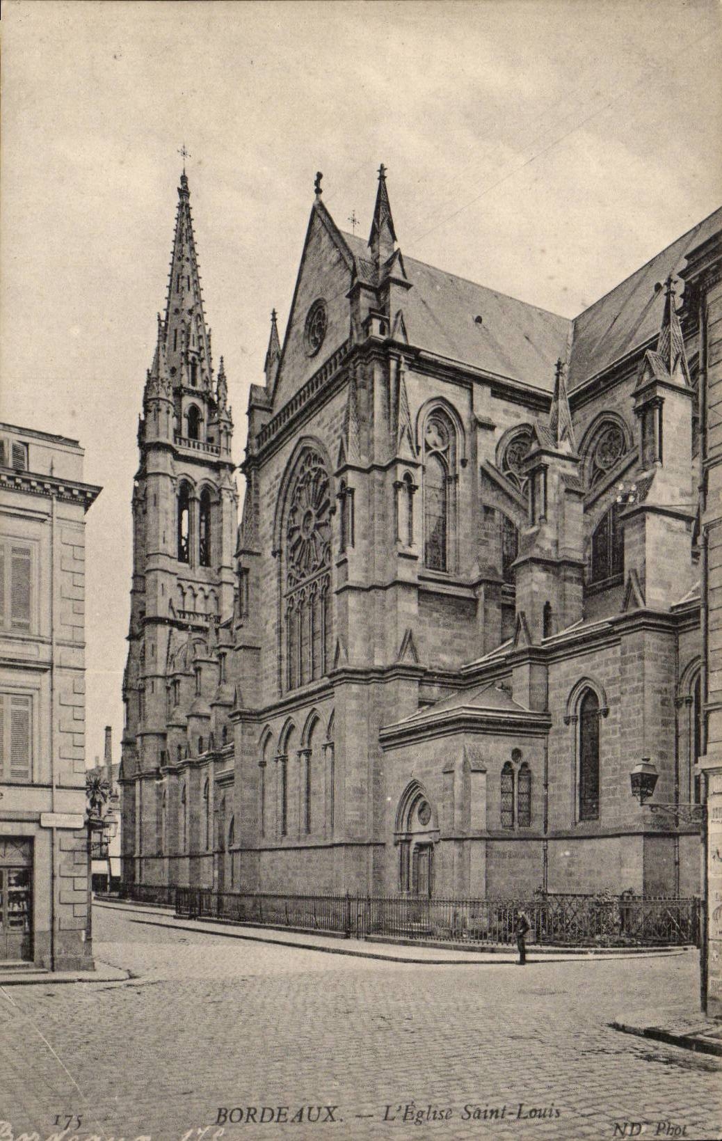 Bordeaux - the Church Saint Louis - CPA
