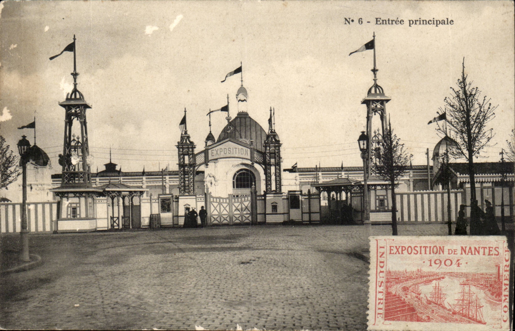 Nantes CPA Fair of Nantes 1904 principal Entry (with label)