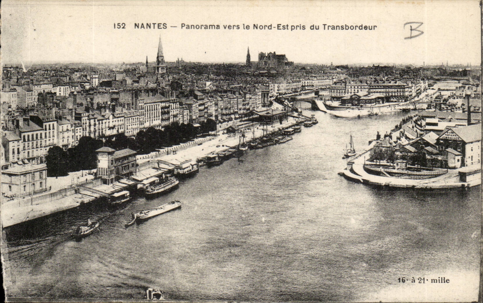 Nantes CPA Northern Panorama worm sle is taken transporter