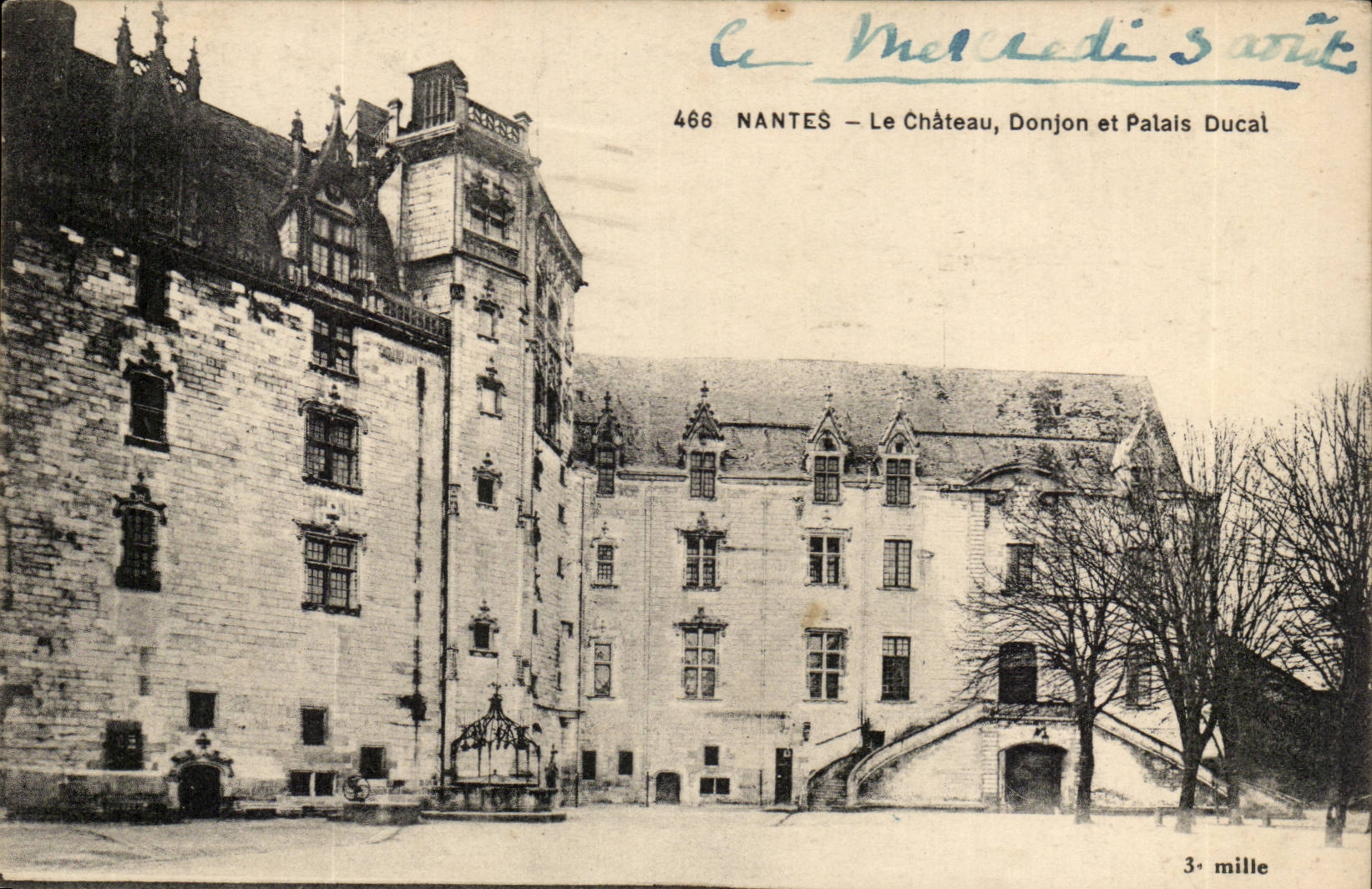 Nantes CPA the castle keep and ducal palate