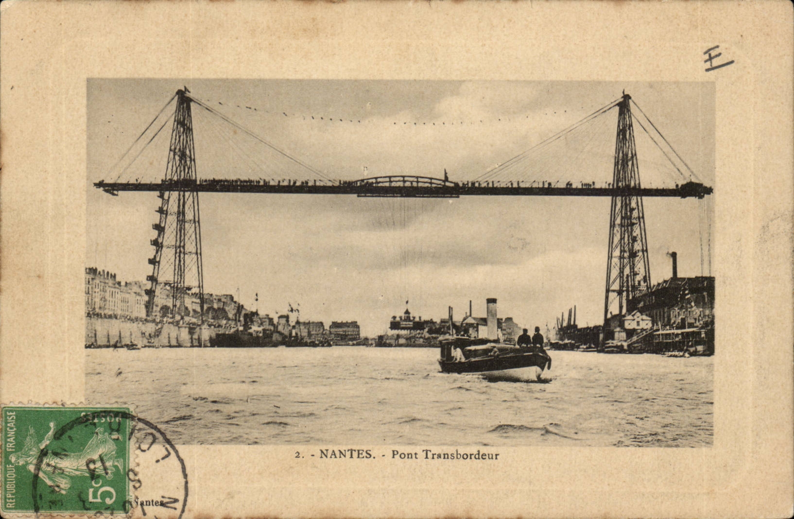 Transportvorrichtungbrucke Nantes-CPA