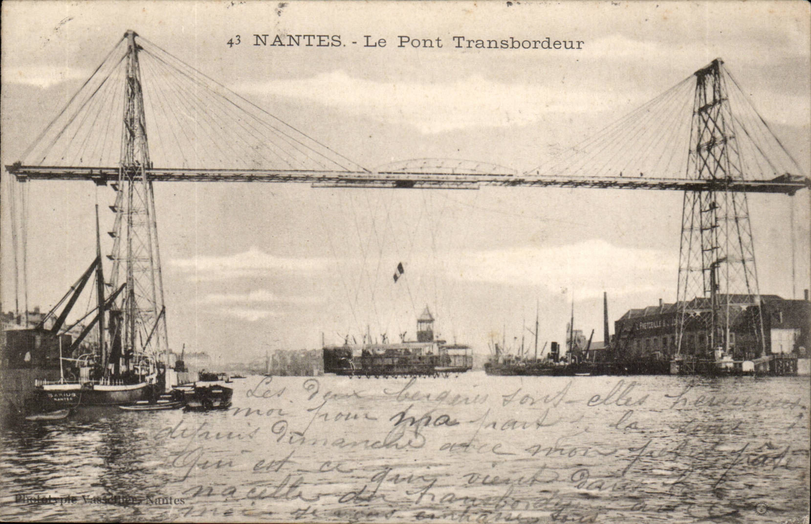 Nantes CPA die Transportvorrichtungbrucke