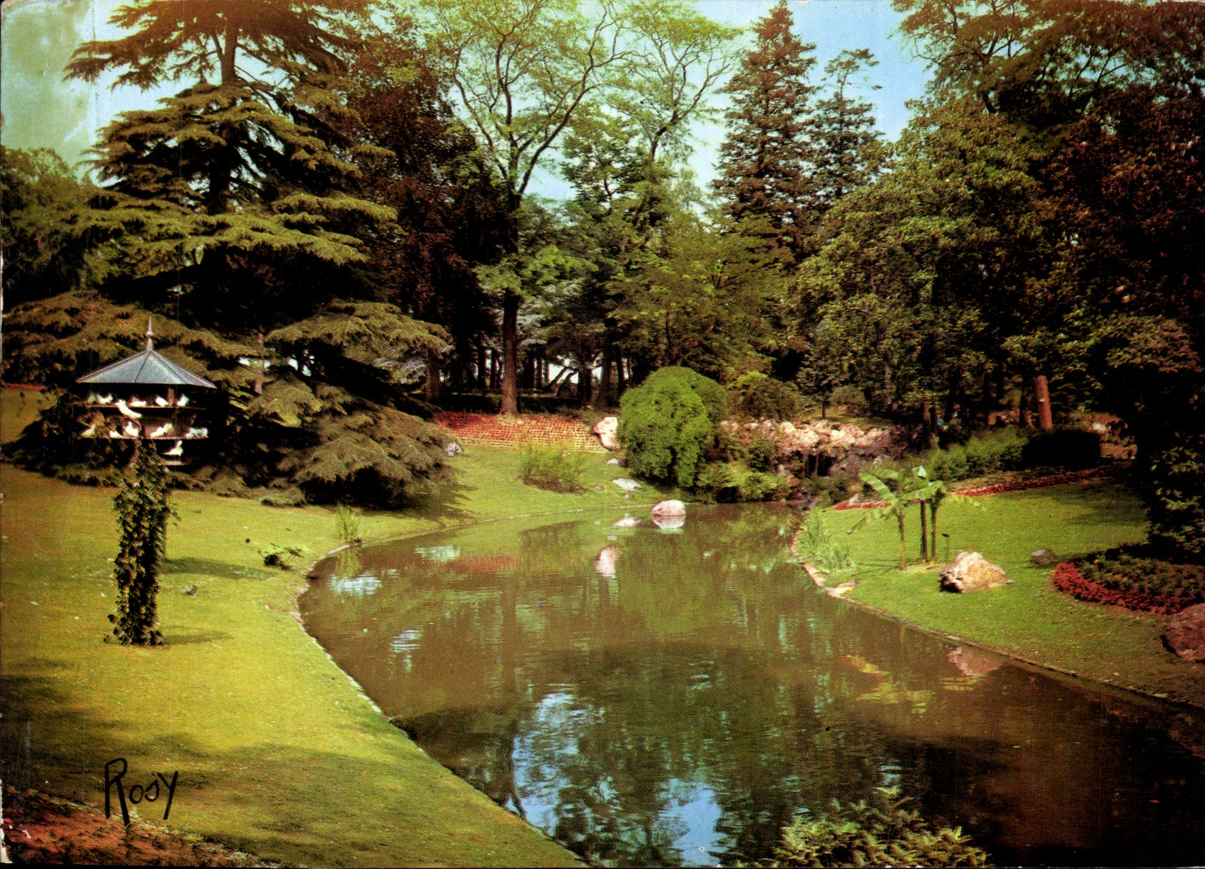 Nantes CPA der botanische Garten
