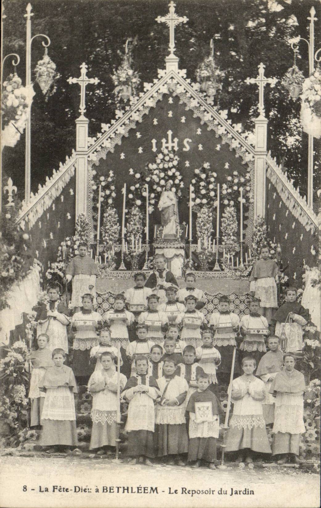 CPA the festival God has Bethlehem the resting place of the garden