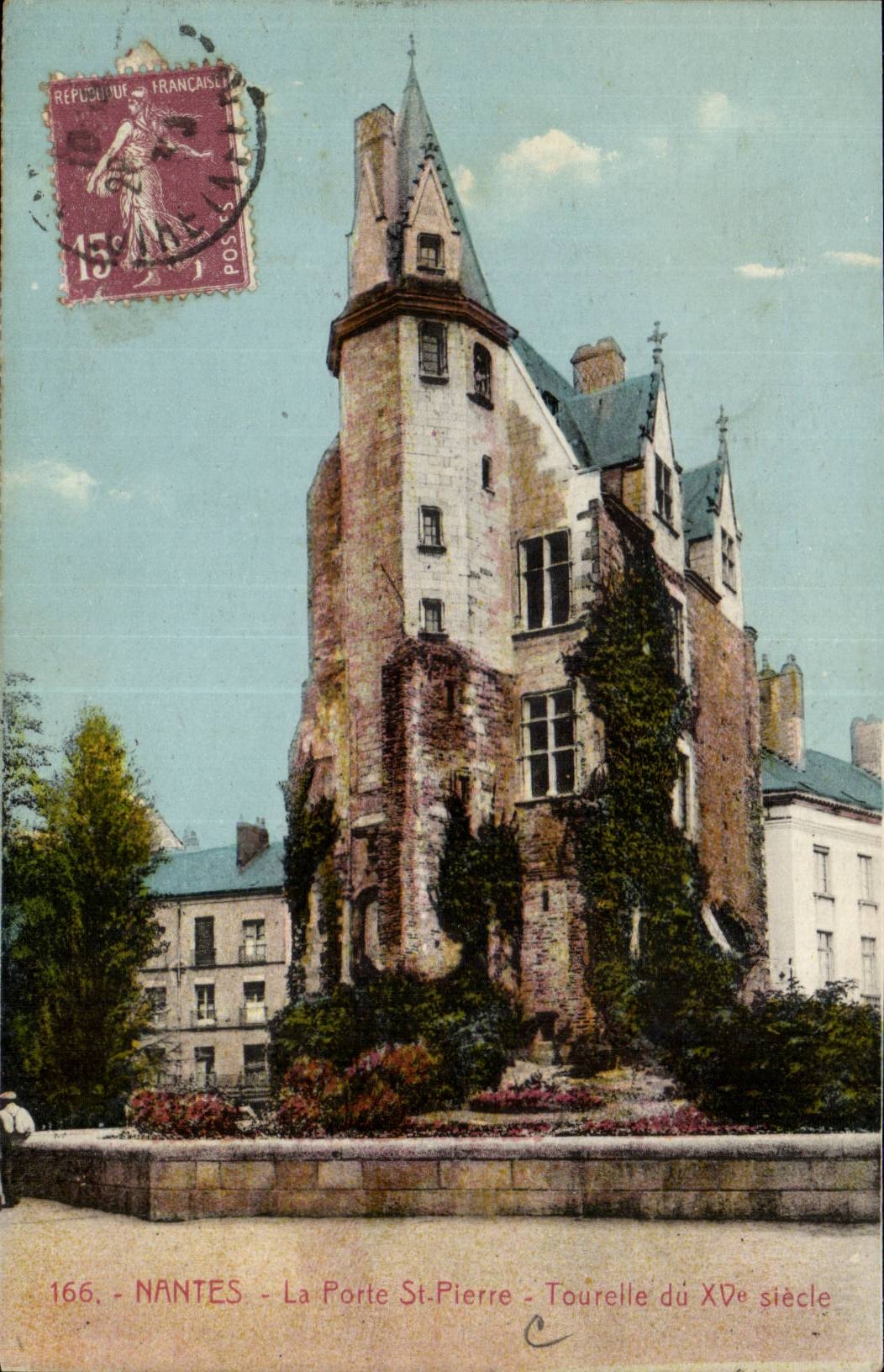 Nantes CPA der Drehkopf Tur Str-Pierre des XV