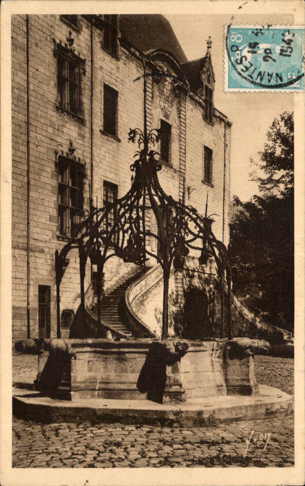 Schloss Nantes-CPA der Herzoge von Bretagne gut von der Goldkrone