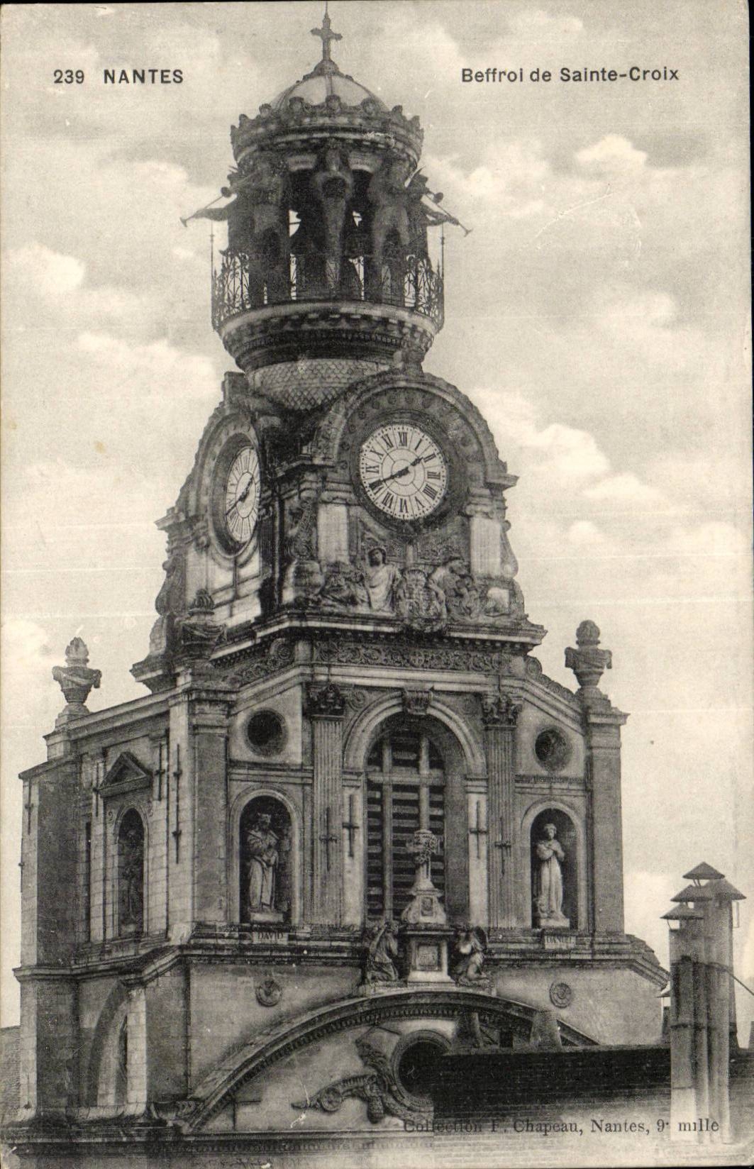 Nantes CPA Belfry of Sainte cross