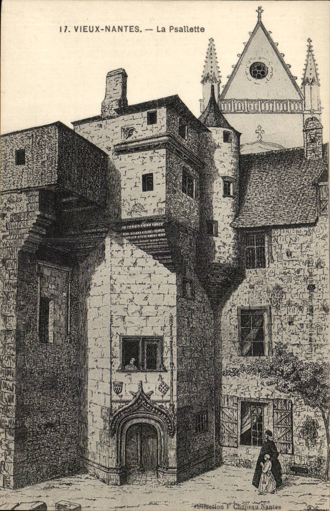 Nantes CPA the psalette close Al cathedral