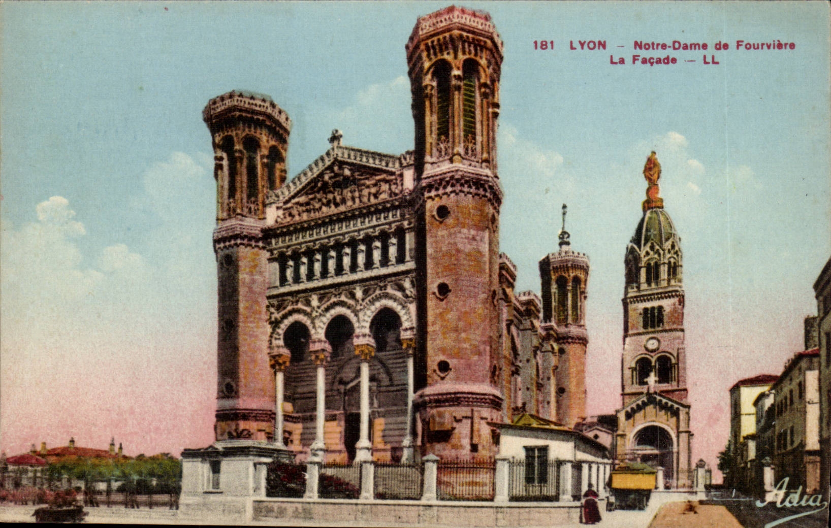 Lyon CPA Notre Dame de Fourviere the frontage