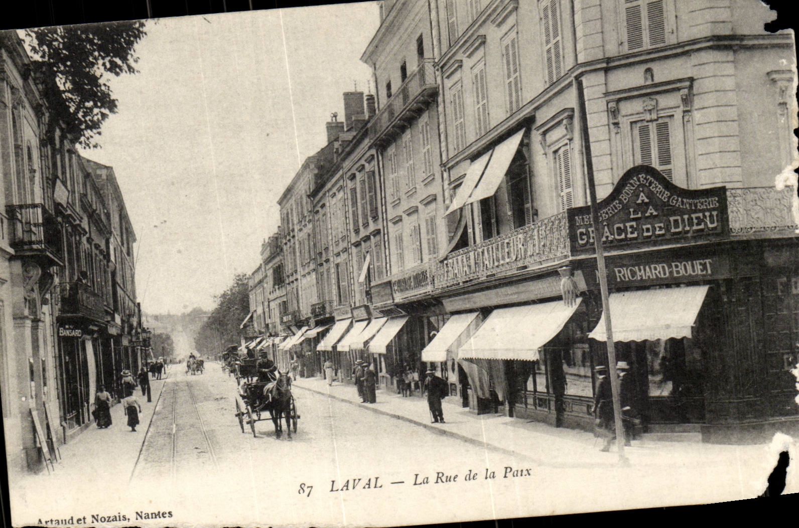 CPA Laval die Strasse des Friedens