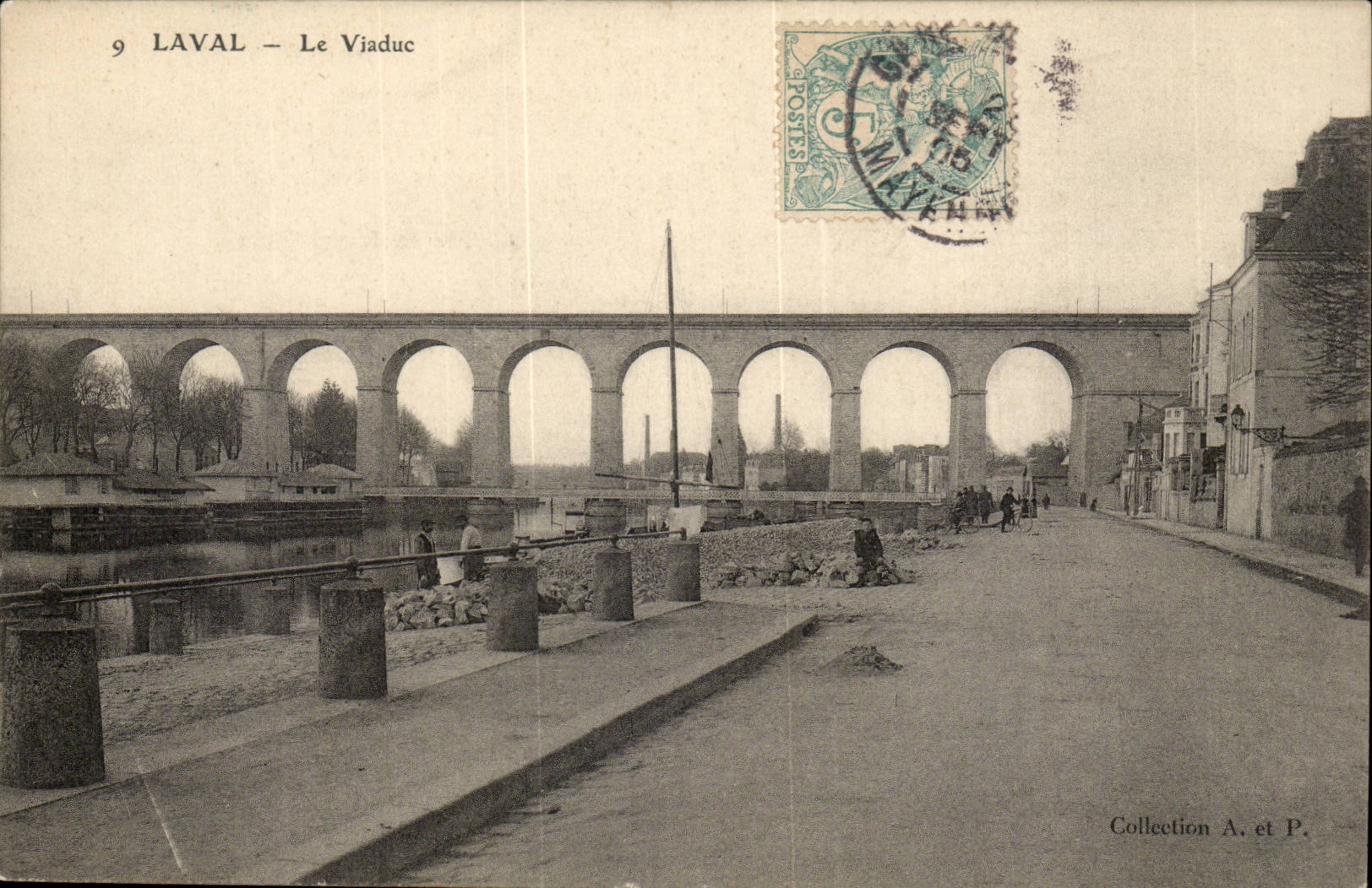 CPA Laval der Viaduct