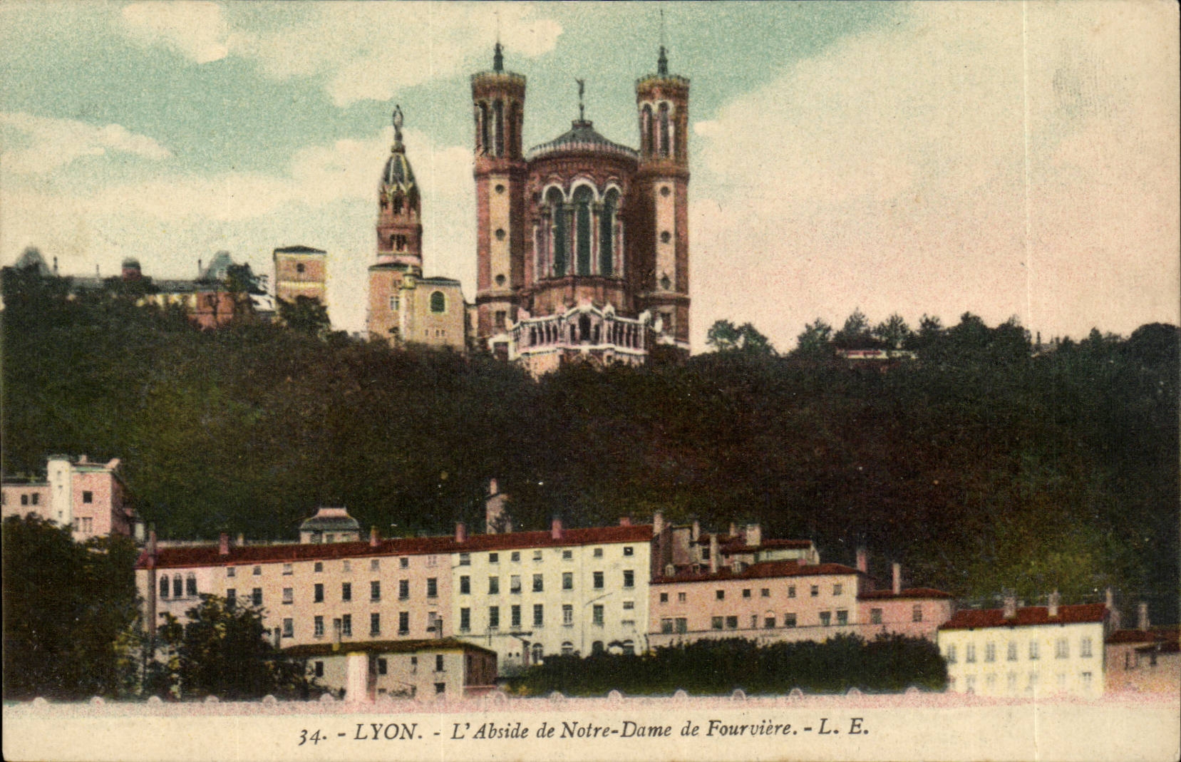 Lyon CPA L apse of Notre Dame de Fourviere
