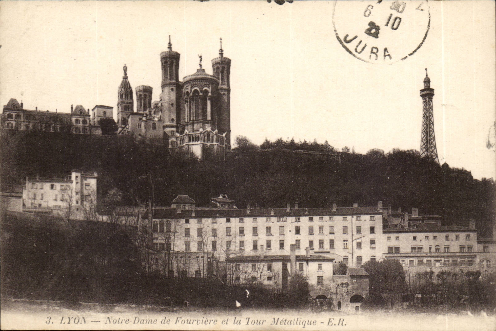 Lyon CPAnotre To ram of Fourviere and the Metal Tower