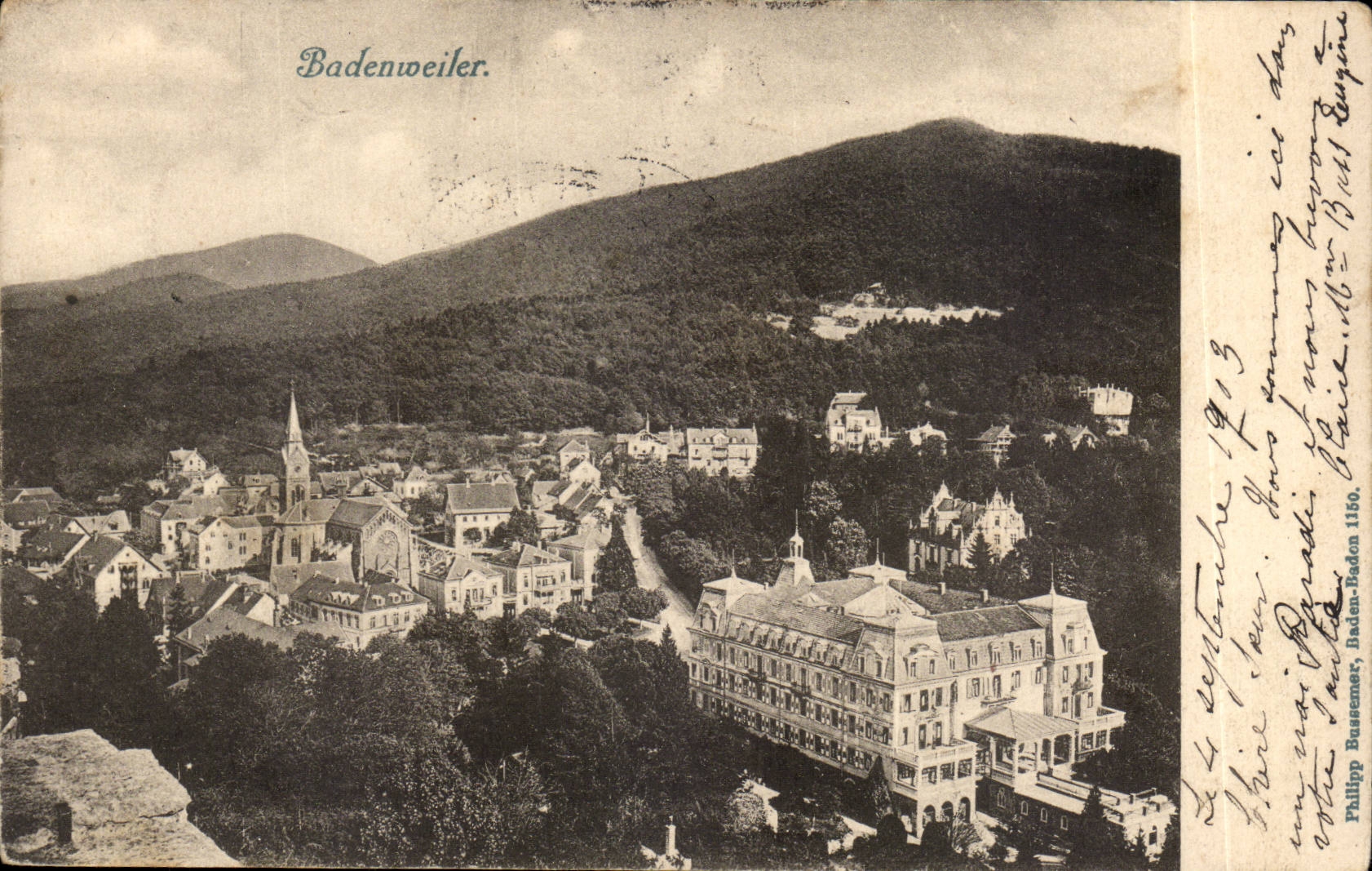 Allemagne CPA Badenweiler 