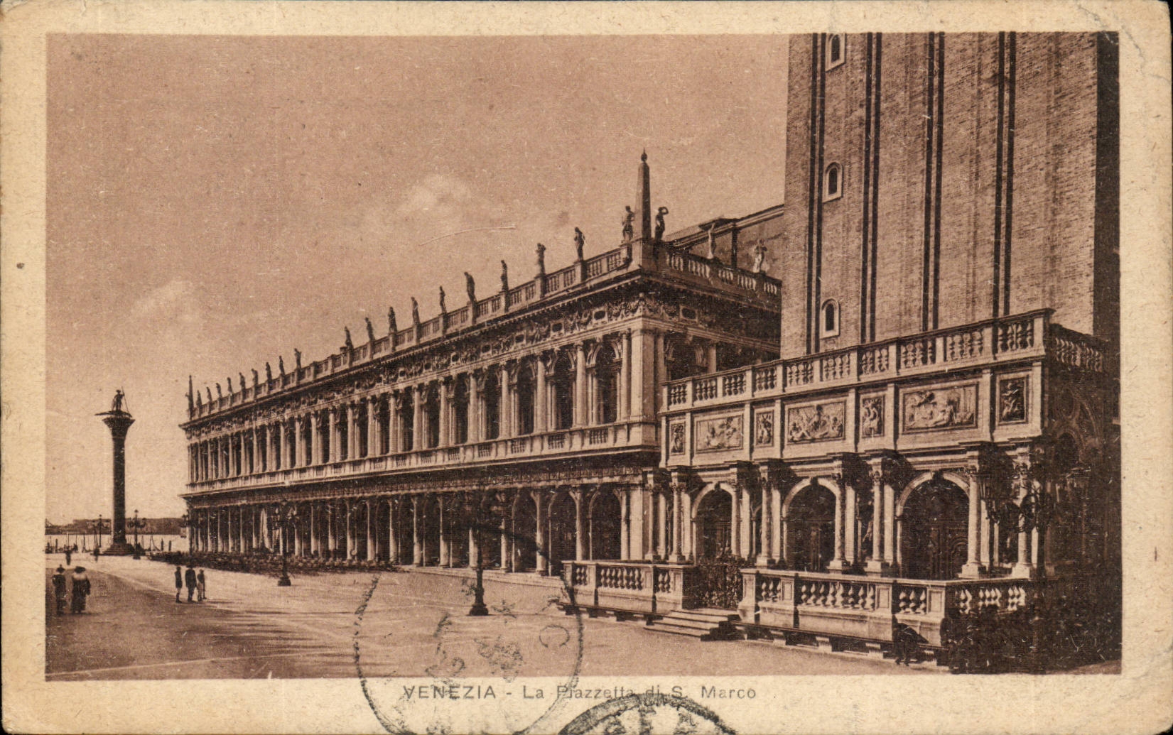Italy Italia CPA Venezia the plazetta di S Marco
