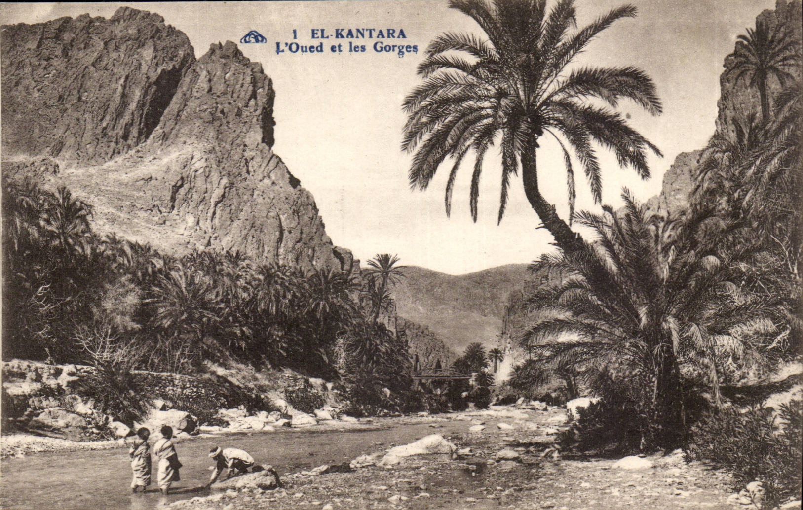 El Kantara CPA L wadi and the throats Morocco Morocco