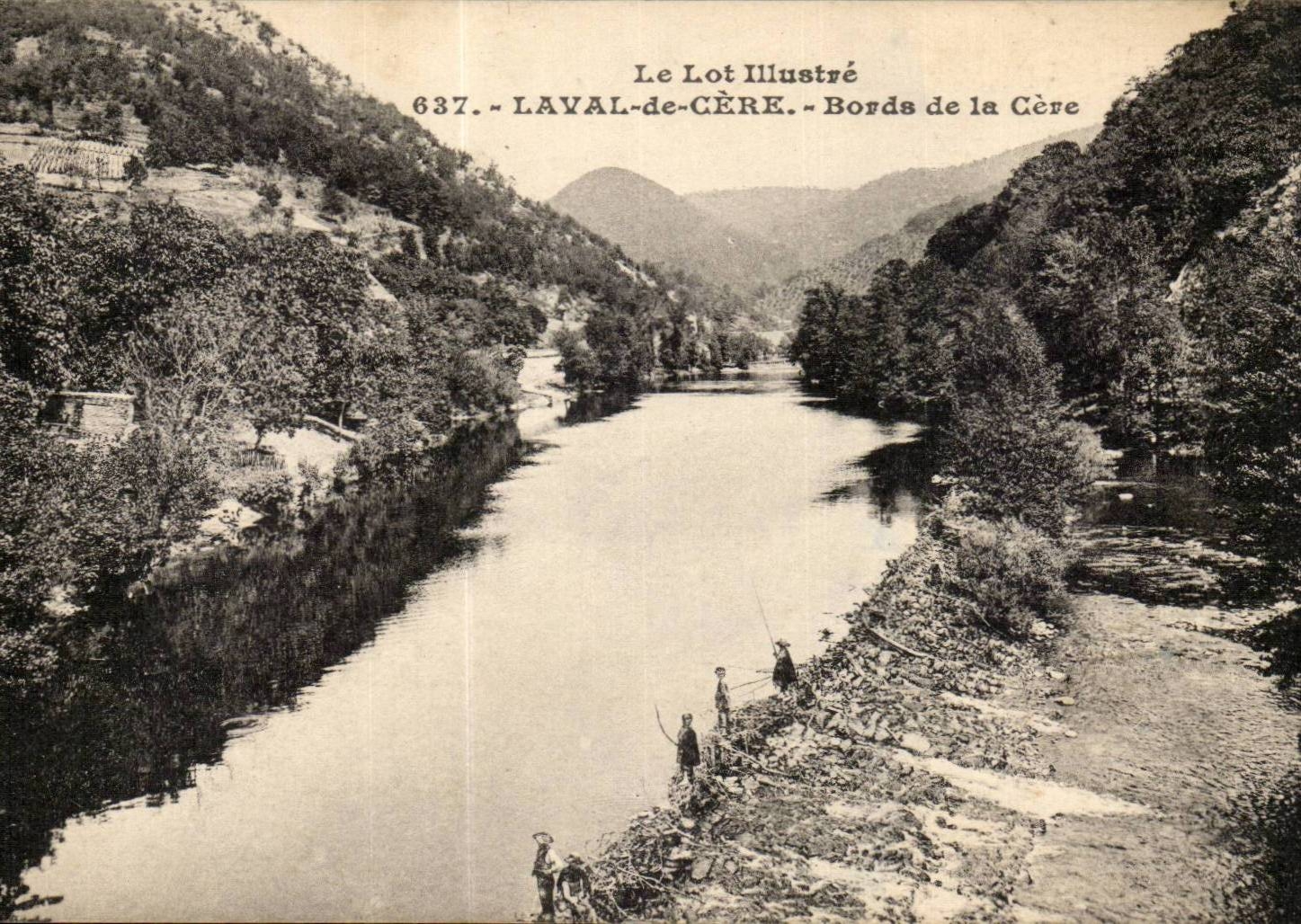 Laval de Cere CPA Bords de la Cere