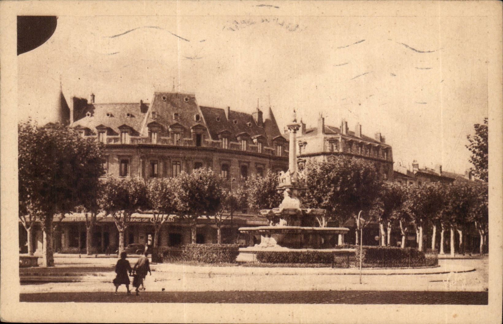 Valence CPA monumental Fountain